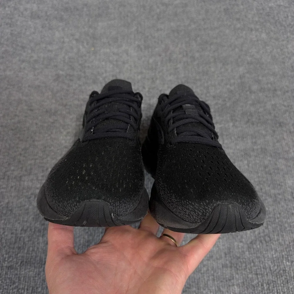 Brooks Ghost 16 Shoes Women 9.5 Triple Black Mesh Running Sneakers 1204071B020